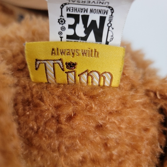 Universal Studios Despicable Me Tim Plush Backpack Minions Teddy Bear Fluffy - Picture 8 of 10